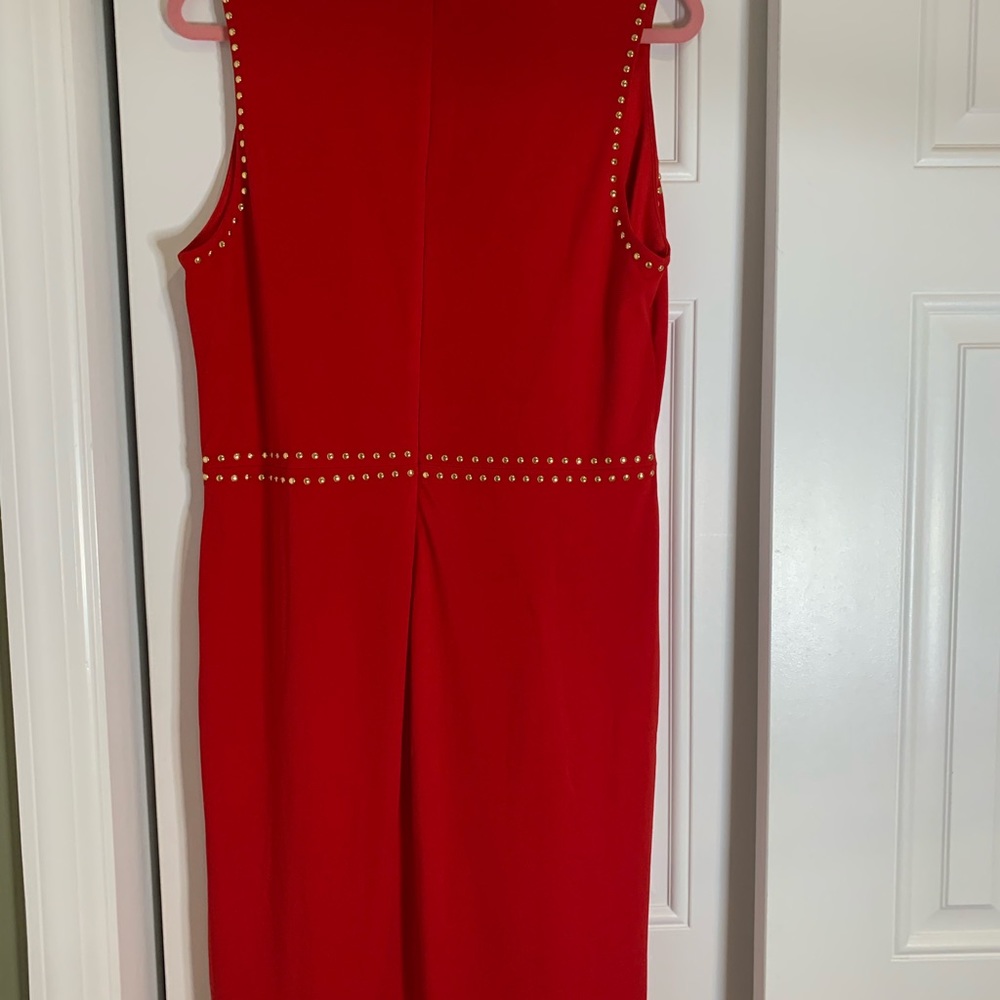 Carmen Marc Valvo Red dress size 12 - Picture 3 of 5